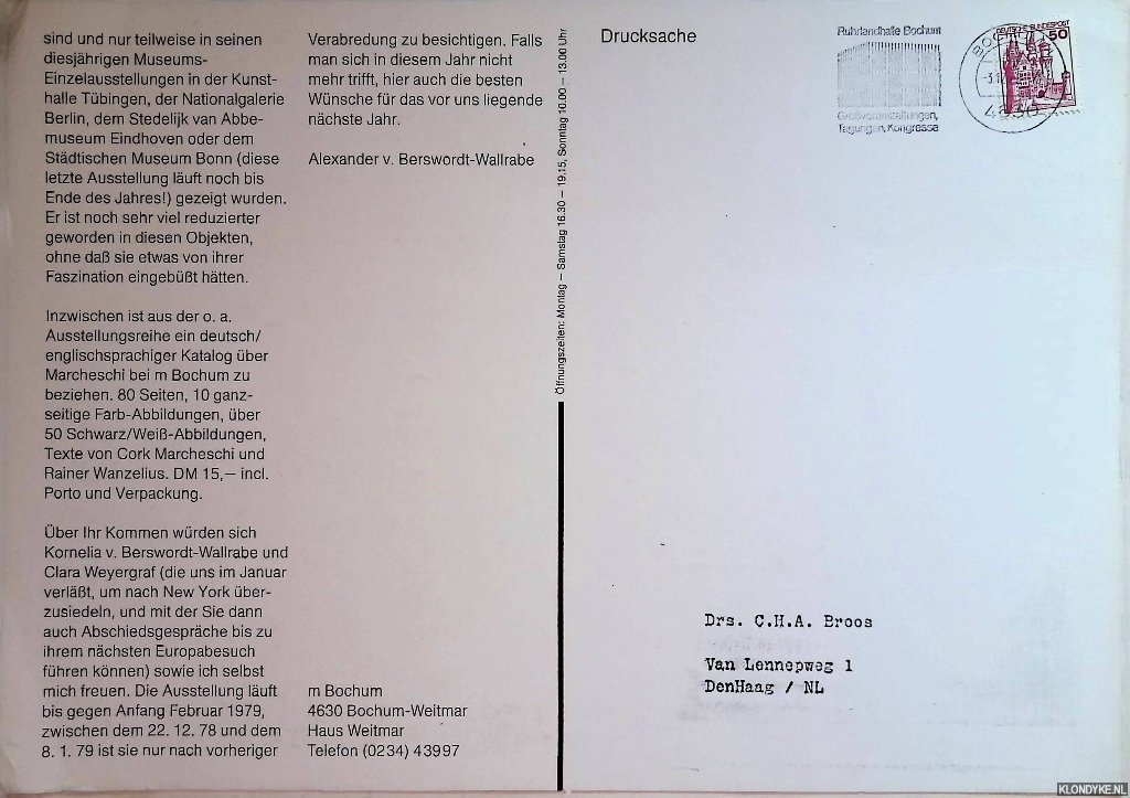 Berswordt-Wallrabe, Alexander v. - Joel Shapiro