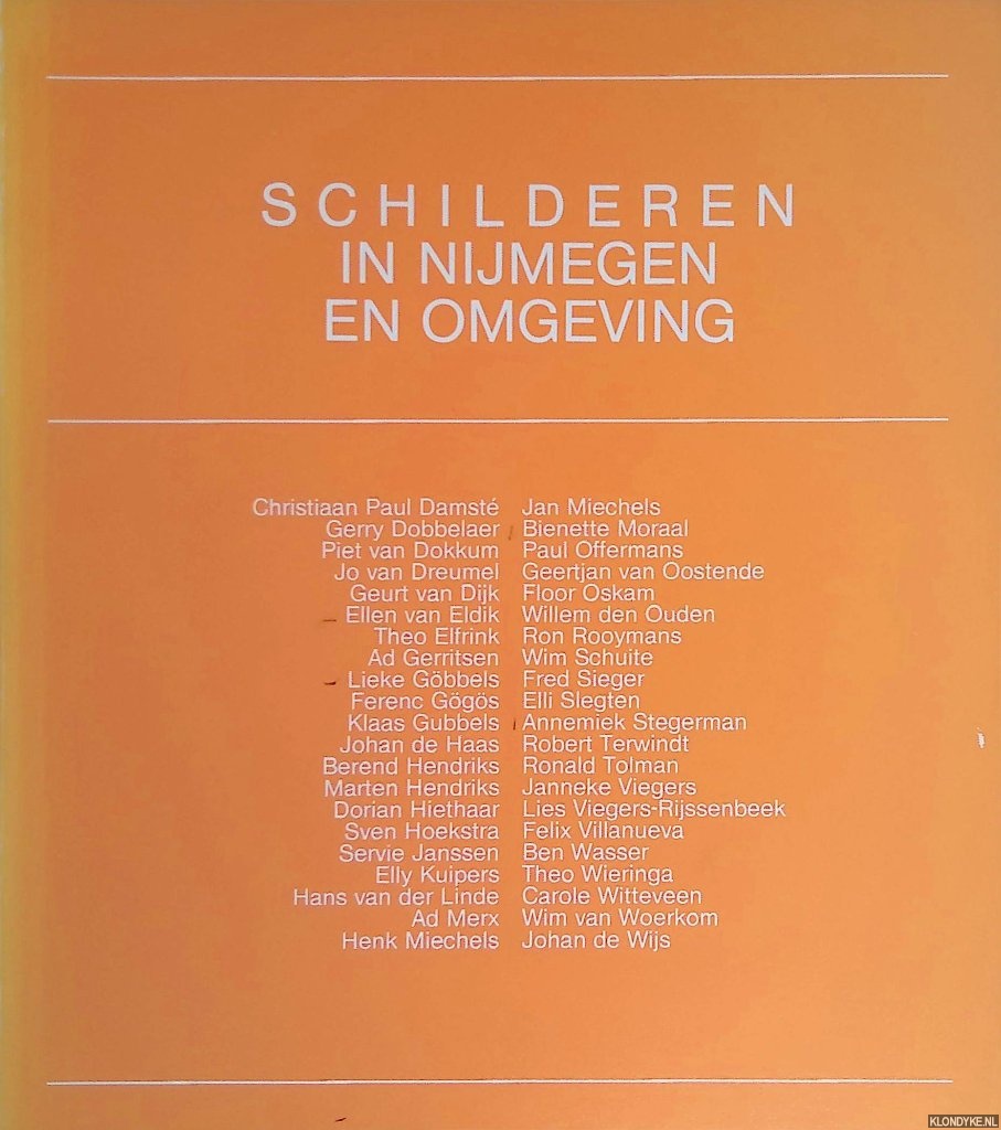 Grinten, hans van der - en anderen - Schilderen in Nijmegen en omgeving