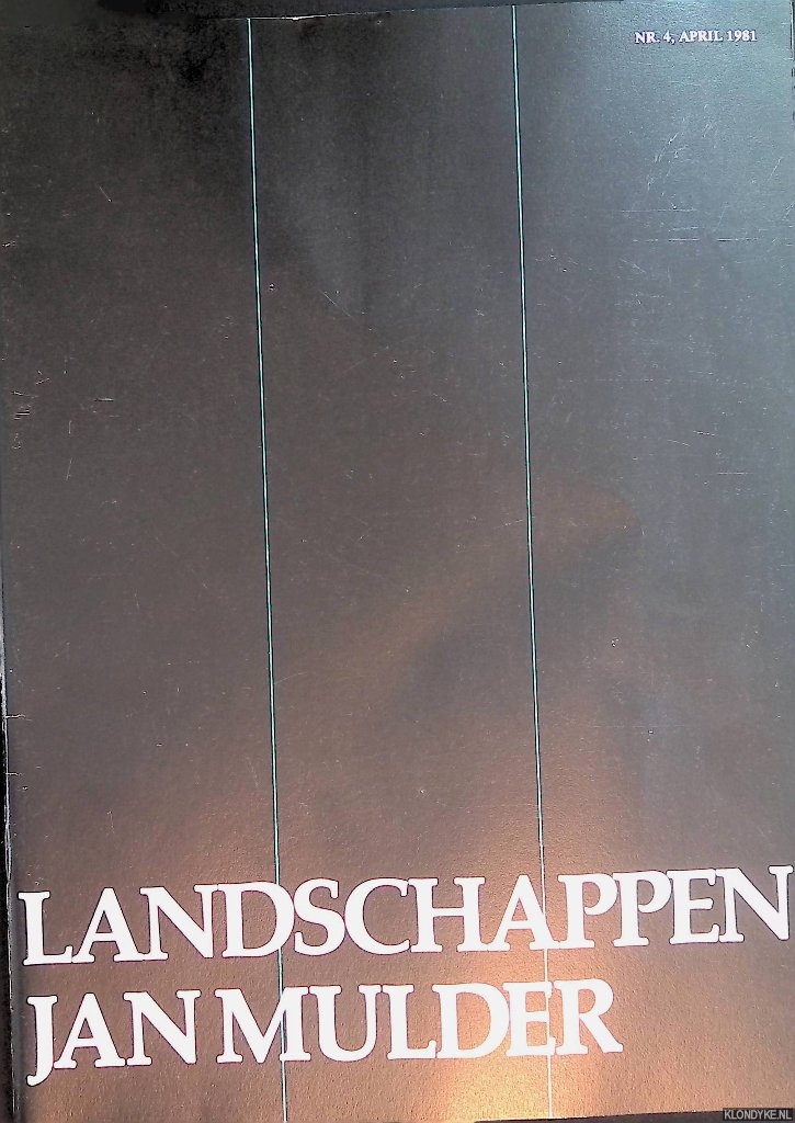 Mulder, Jan - Kwartaalblad nr. 4: Landschappen Jan Mulder