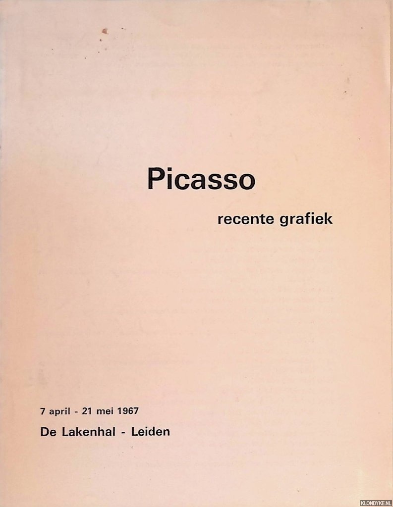 M.L.W. - Picasso recente grafiek