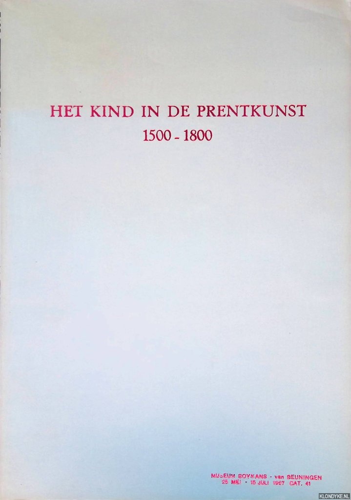 Ihle, B.L.D. - Het kind in de prentkunst 1500-1800
