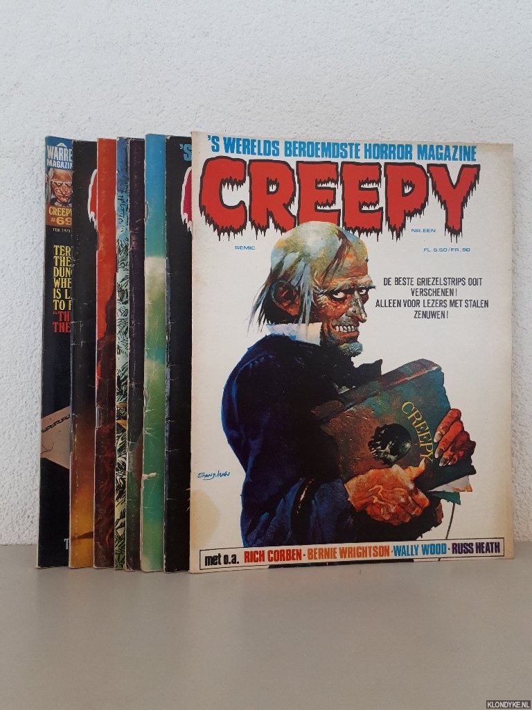 Bates, Cary & Richard Corben - en anderen - Creepy: 's wereld beroemdste horror magazine (1-7)