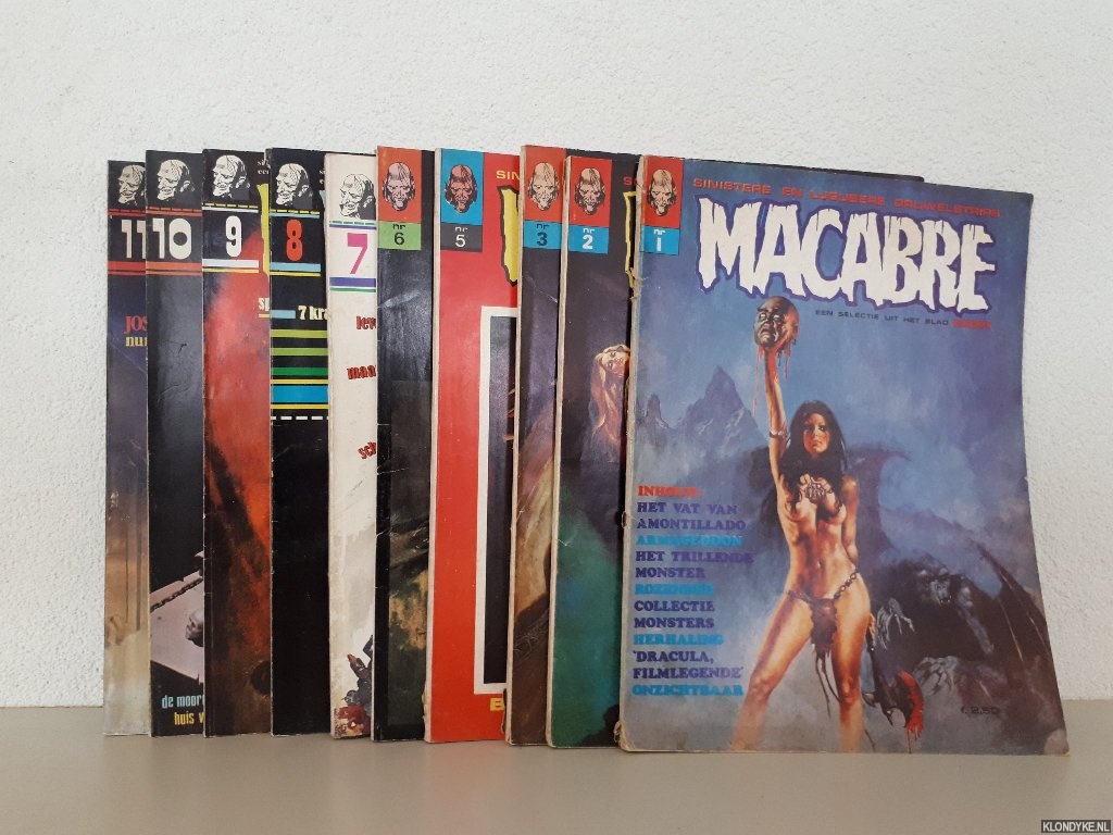 Colon, Ernie - en anderen - Macabre: sinistere en lugubere gruwelstrips (1-11)