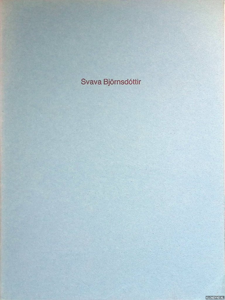 Bjrnsdttir, Svava - Svava Bjrnsdttir