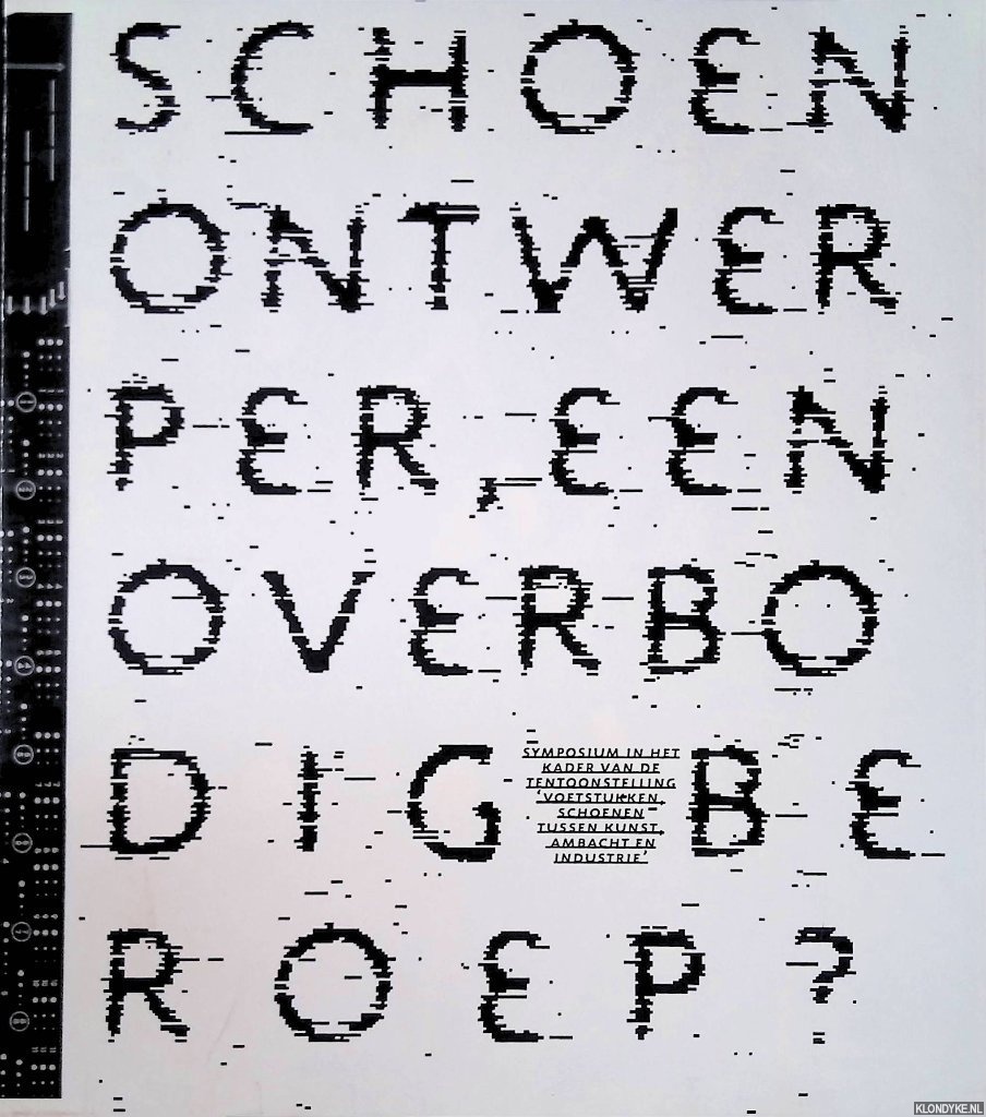 Eynde, Jeroen N.M. van den - Schoenontwerper, een overbodig beroep?