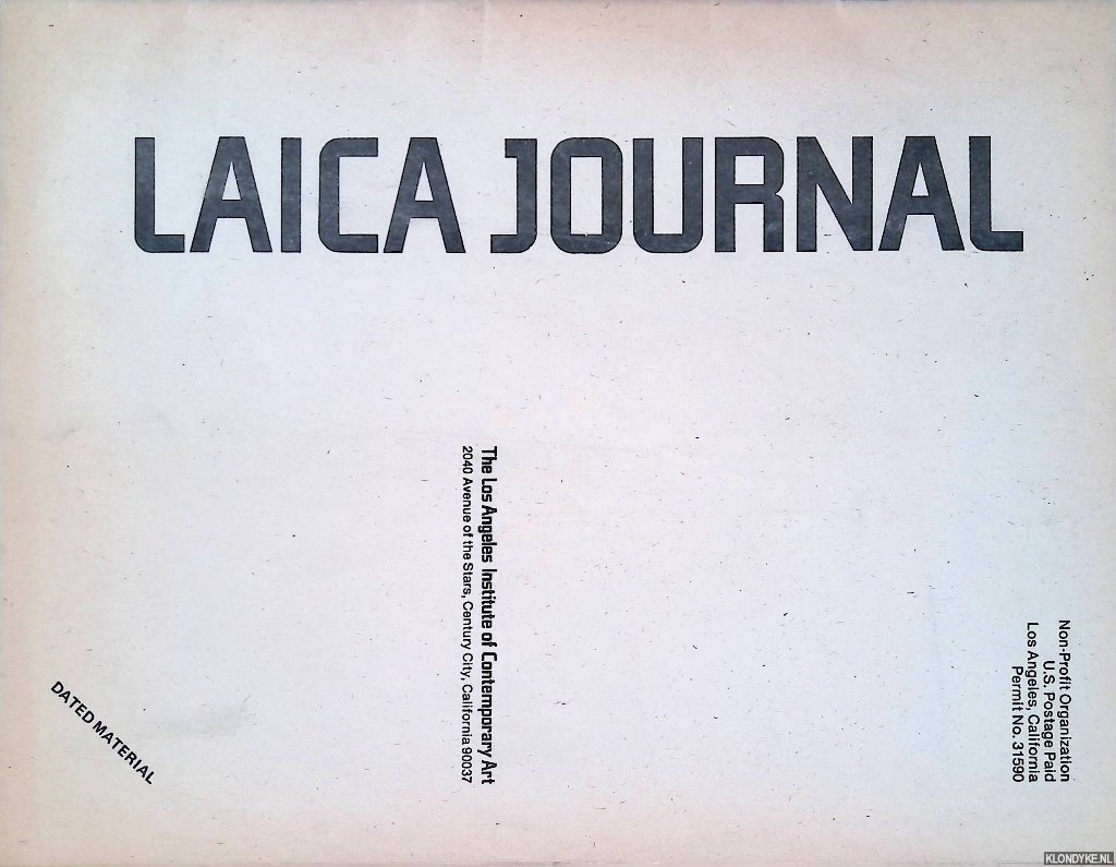 Brennan, Barry - Laica Journal - October-November, 1976, Number 12