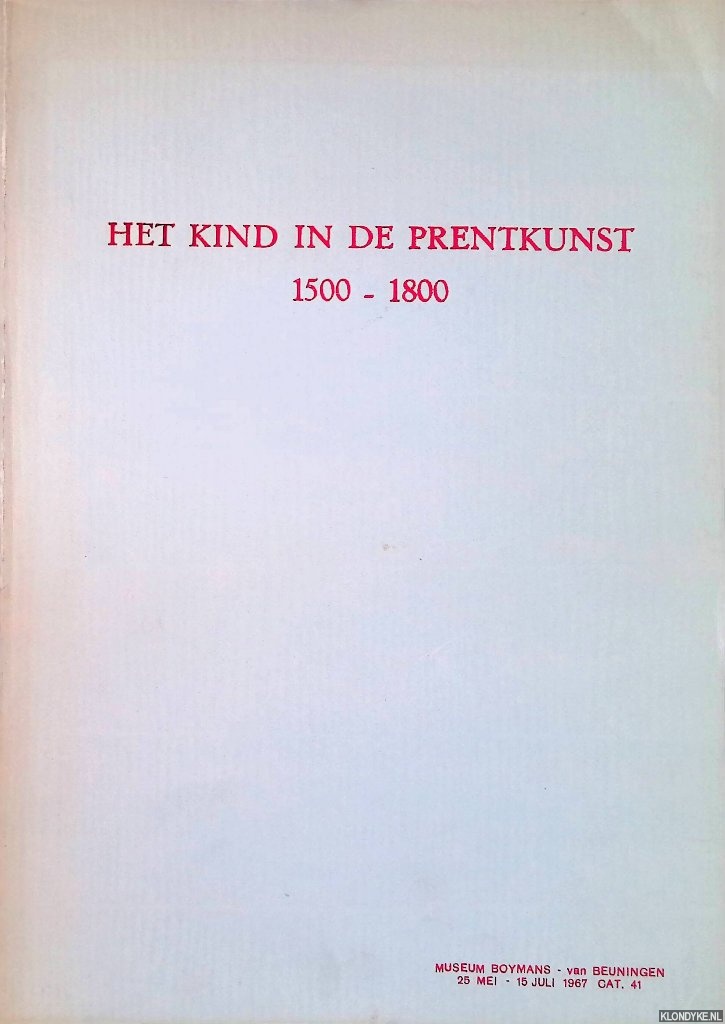 Ihle, B.L.D. - Het kind in de prentkunst 1500-1800