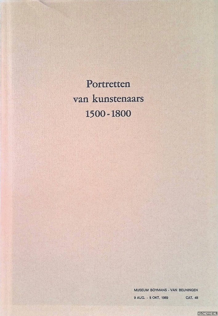 Ihle, B.L.D. - Portretten van kunstenaars 1500-1800