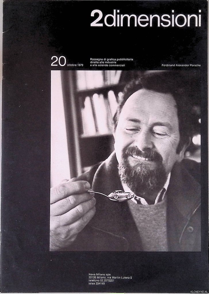 Nava, Felice (editor) - 2 dimensioni 20: Ferdinand Alexander Porsche