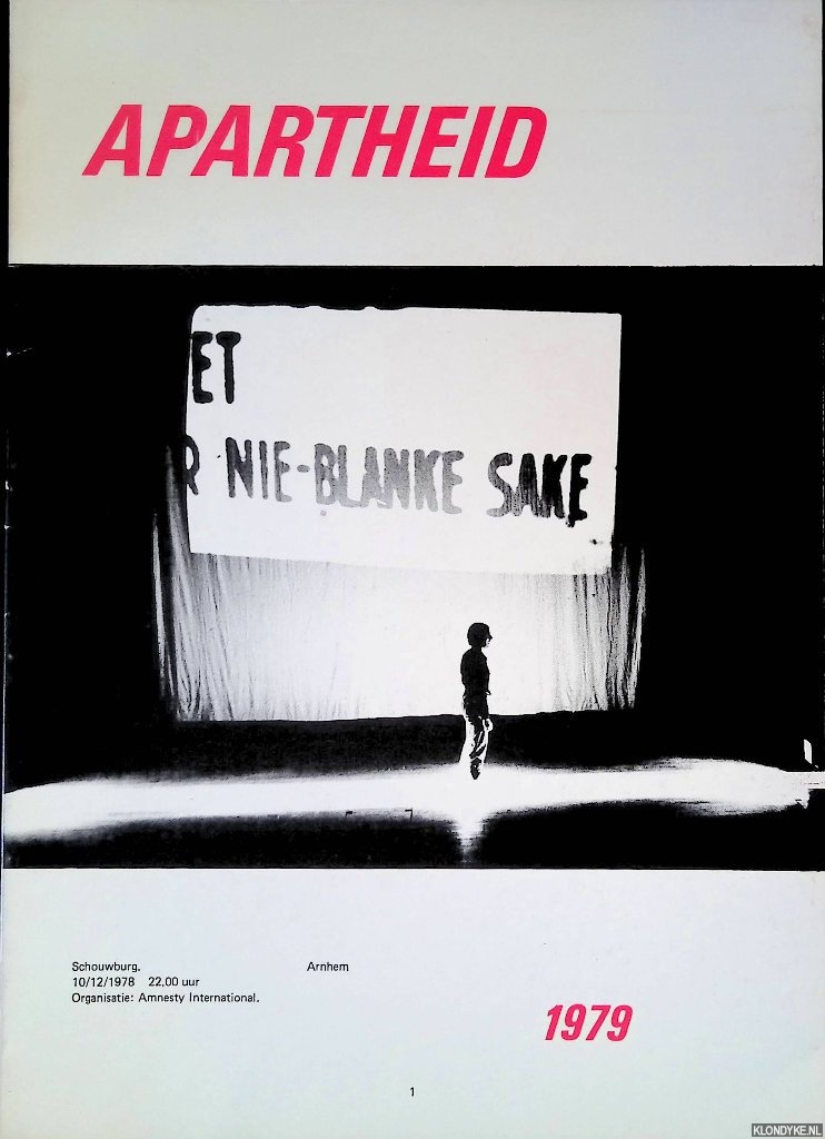 Gribling, Paul & Pieter Jan Gijsbers - en anderen - Albert van der Weide: Apartheid 1979
