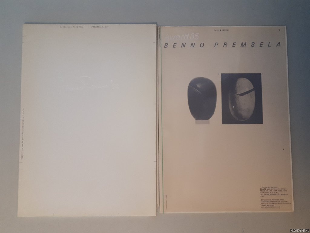 Beenker, Erik & Fred Cant & Frans de Vilder - Award 85: Benno Premsela & Signatuur Premsela (2 volumes)