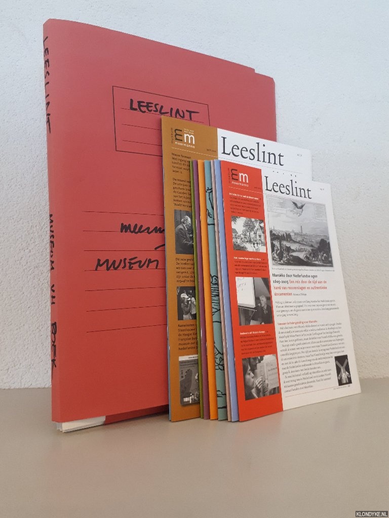 Verbeeck, Stijn (redactie) - Leeslint (35 afleveringen)