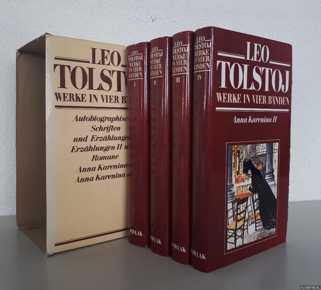 Tolstoj, Leo - Werke in vier Bnden (4 volumes in box)