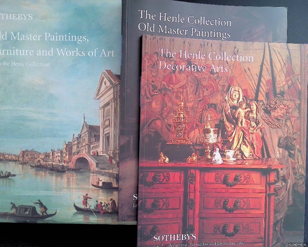 Sotheby's London - Old Master Paintings, Furniture and Works of Art from the Henle Collection