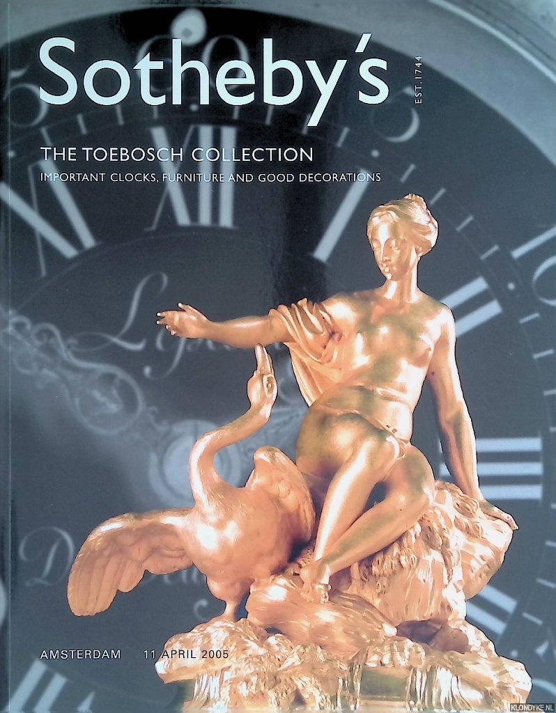 Sotheby's Amsterdam - The Toebosch Collection: important clocks, furniture and good decorations