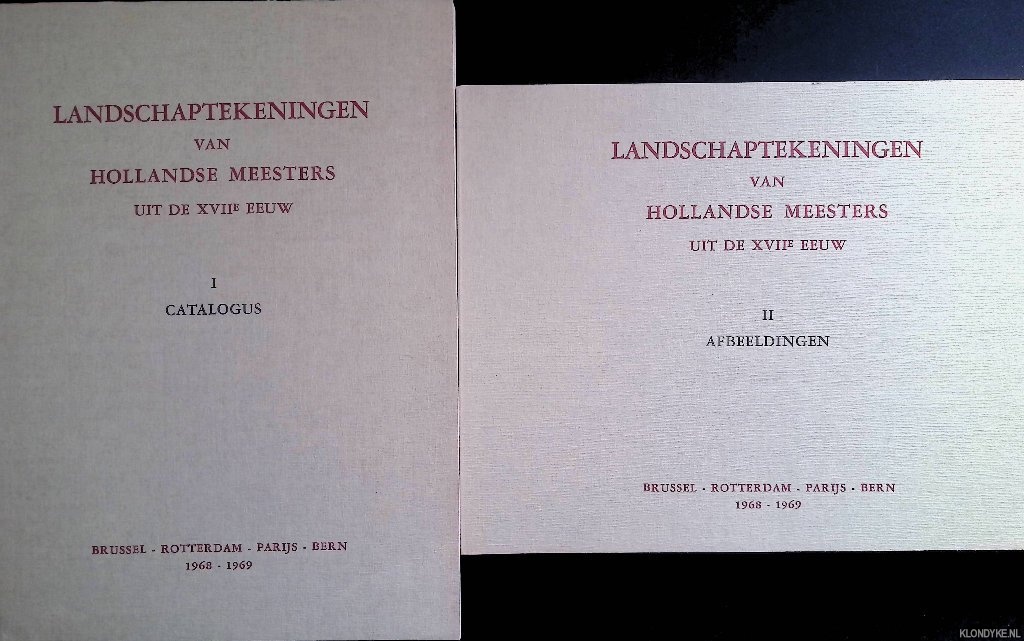 Hasselt, Carlos van (ten geleide) - Landschaptekeningen van Hollandse Meesters uit de XVIIe eeuw (2 delen)