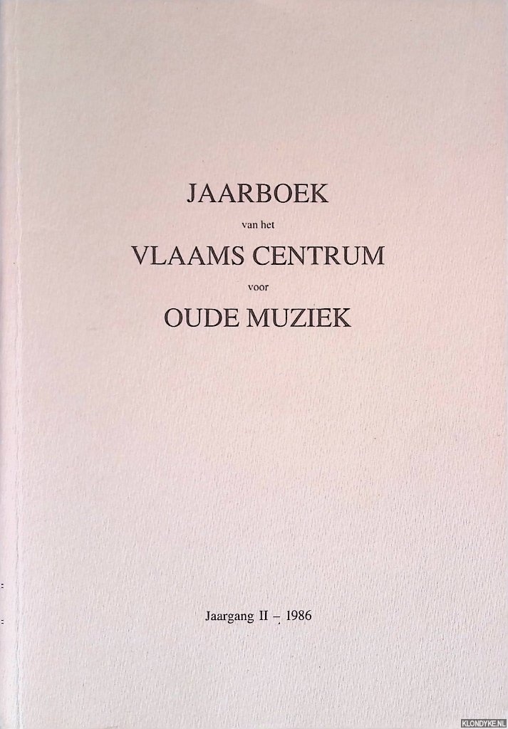Claire, J. - en anderen - De eodem et diverso: bundel essays over diverse themata van het oude muziek-onderzoek