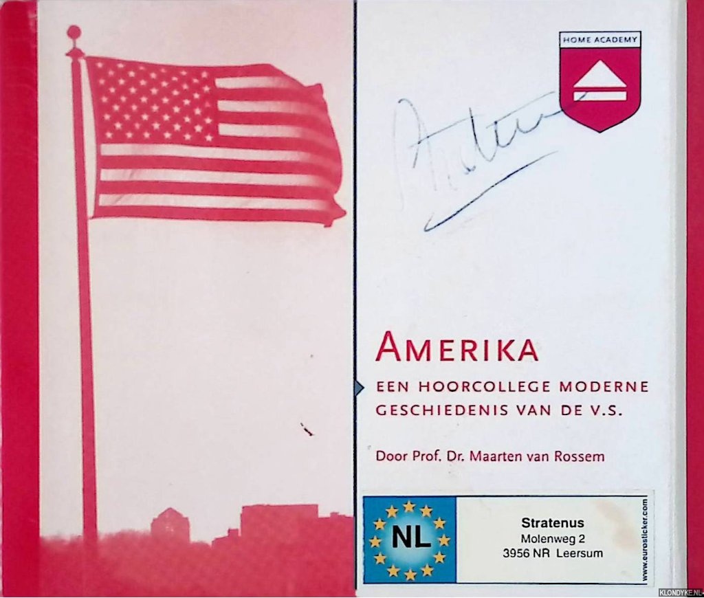 Rossem, Prof.Dr. Maarten van - Amerika: een hoorcollege moderne geschiedenis van de V.S. (3CD)