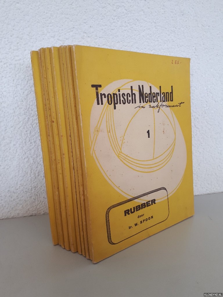Tichelman, G.L. (redactie) - en anderen - Tropisch Nederland in Zakformaat (10 delen)