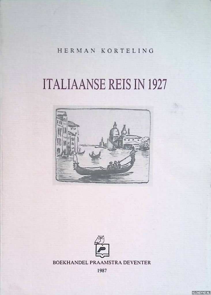 Korteling, Herman - Italiaanse reis in 1927
