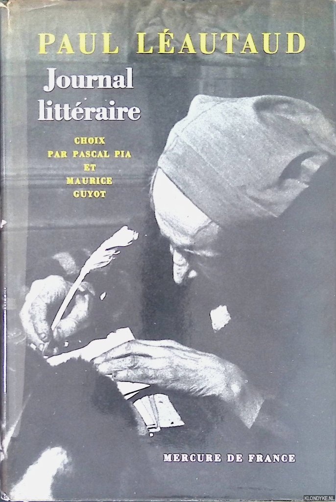 Lautaud, Paul - Journal littraire