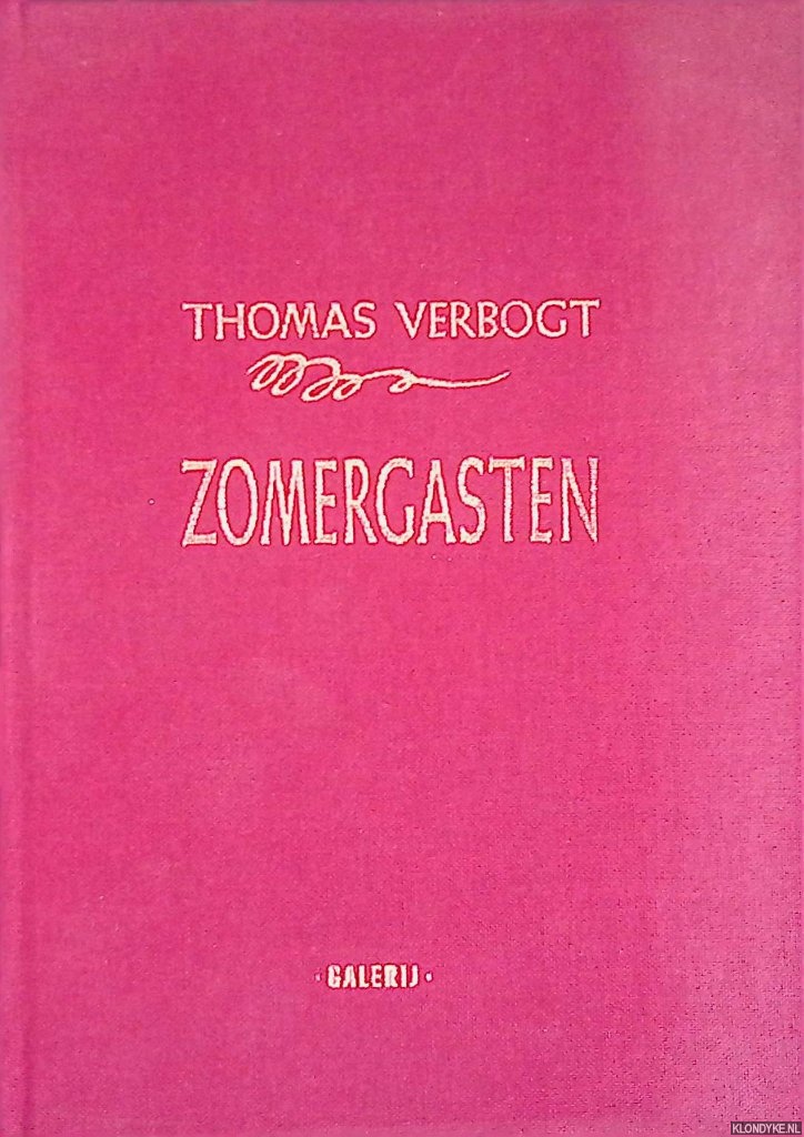 Verbogt, Thomas & Margriet Smulders (fotowerken) - Zomergasten *GESIGNEERD*