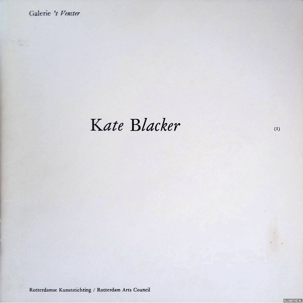 Morgan, Stuart - Kate Blacker