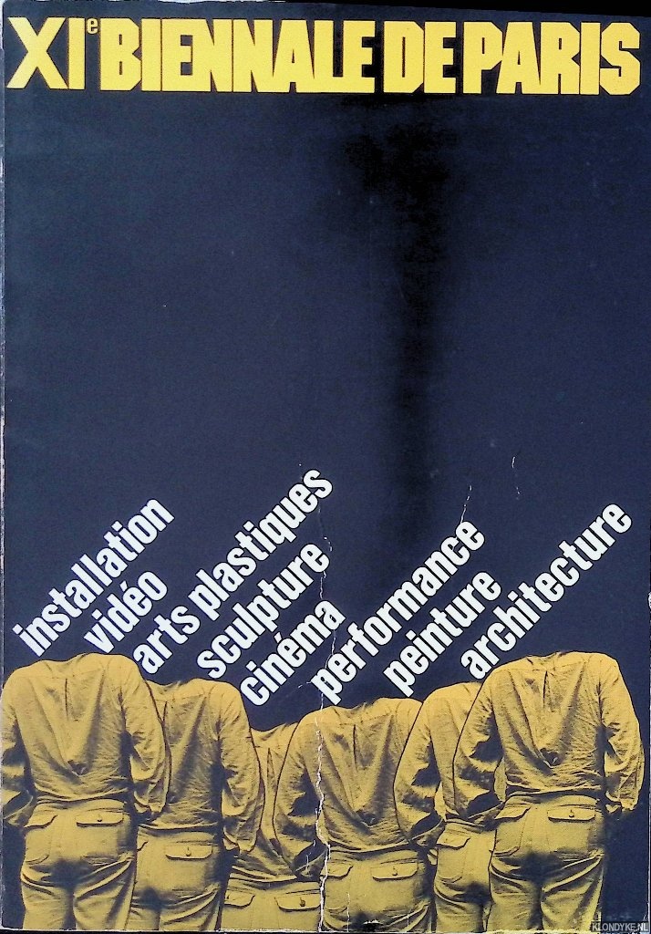 Bruch, Klaus vom - XI. Biennale de Paris: installation, vido, arts plastiques, sculpture, cinma, performance, peinture, architecture