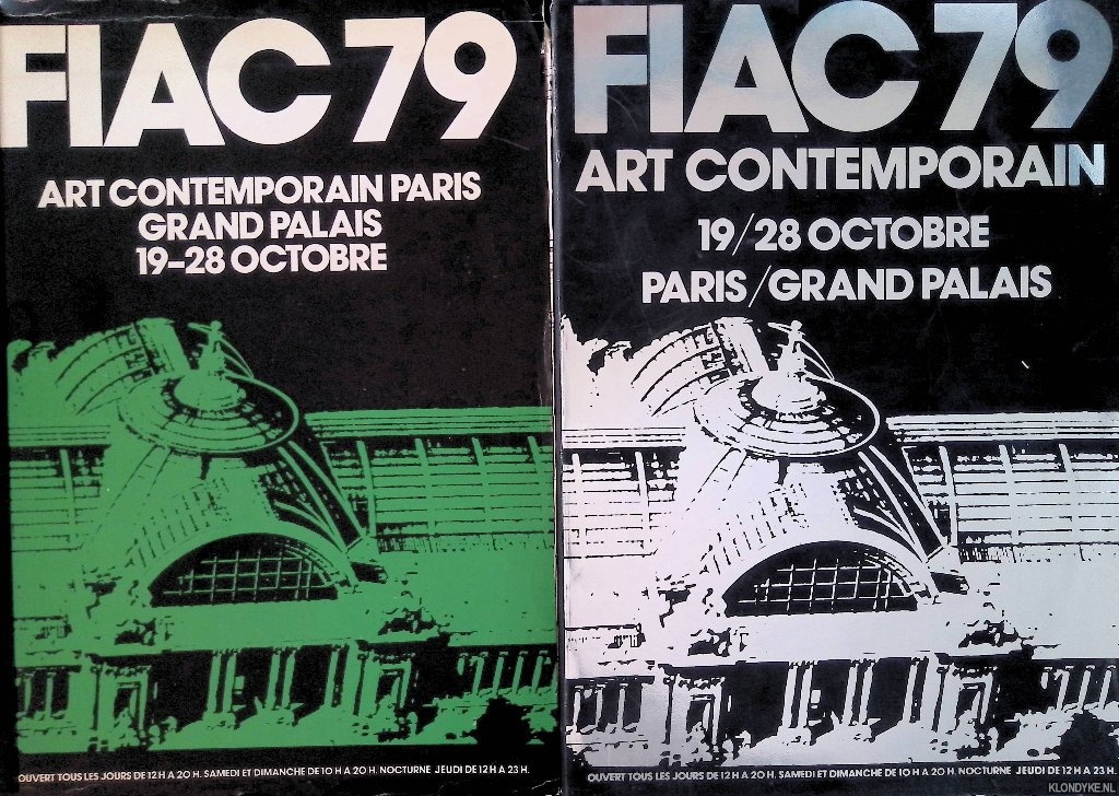 FIAC 79 - FIAC 79: art contemporain: 19/28 octobre, Paris/Grand Palais (2 volumes)