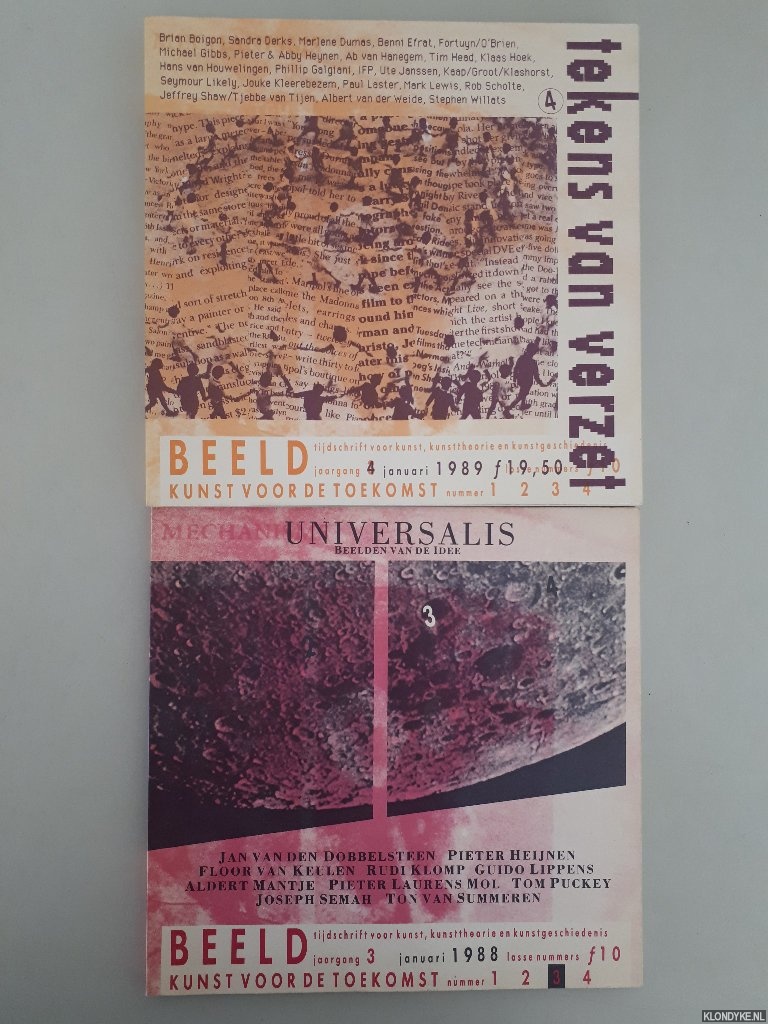 Bouman, Ole & Gert Meijerink & Leontine Coelewij & Carin van de Poppe - en anderen (redactie) - Beeld: kunst voor de toekomst: tijdschrift voor kunst, kunsttheorie en kunstgeschiedenis (2 afleveringen)