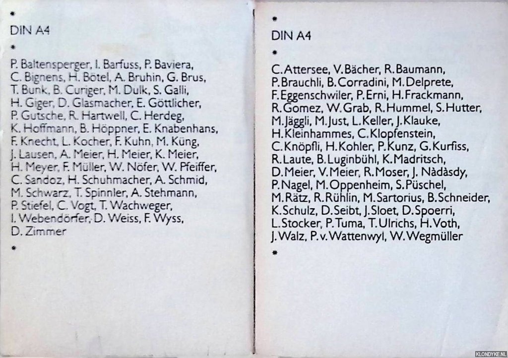 Baviera, Silvio R. - and others - Din A4