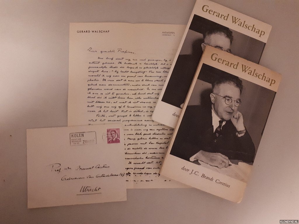 Walschap, Gerard - Handgeschreven brief aan zijn biograaf Jan Brandt Corstius