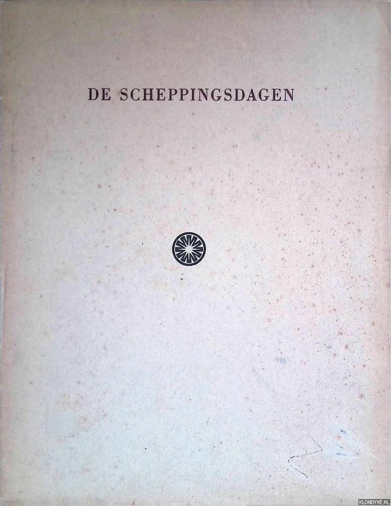 Gelder, Dirk van - De scheppingsdagen