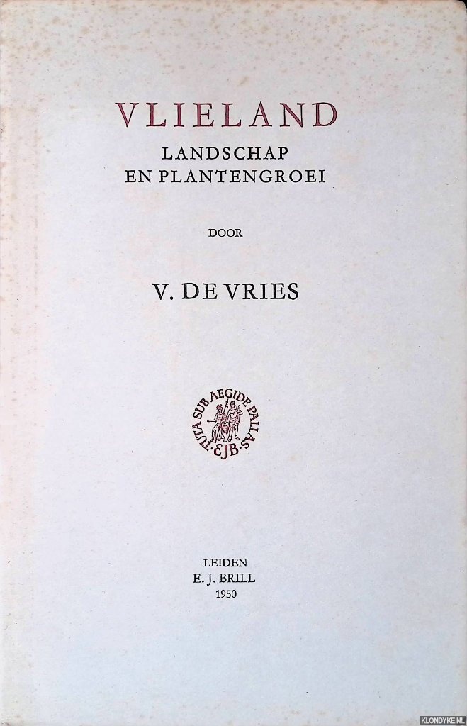 Vries, V. de - Vlieland: landschap en plantengroei