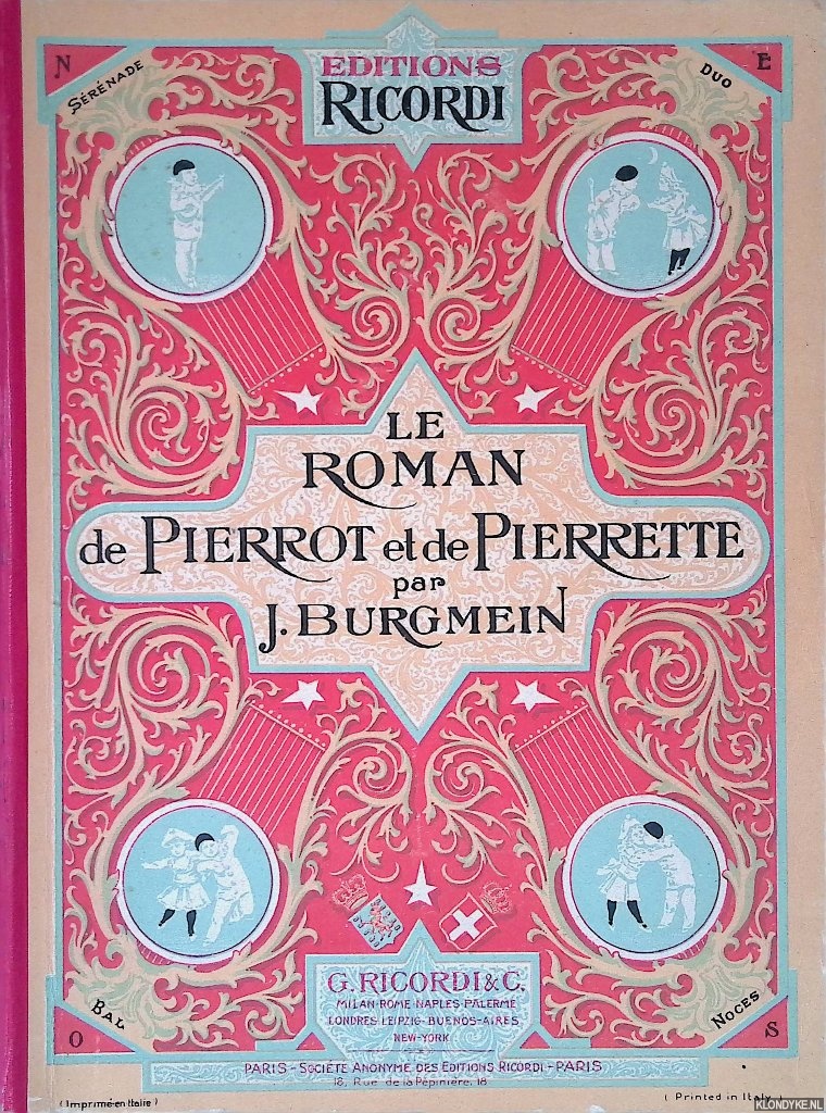 Burgmein, J. - Le roman de Pierrot et de Pierrette