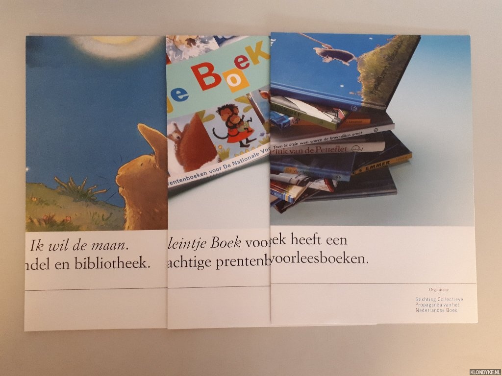 Nationale Voorleesdagen - 3 posters van De Nationale Voorleesdagen 2004