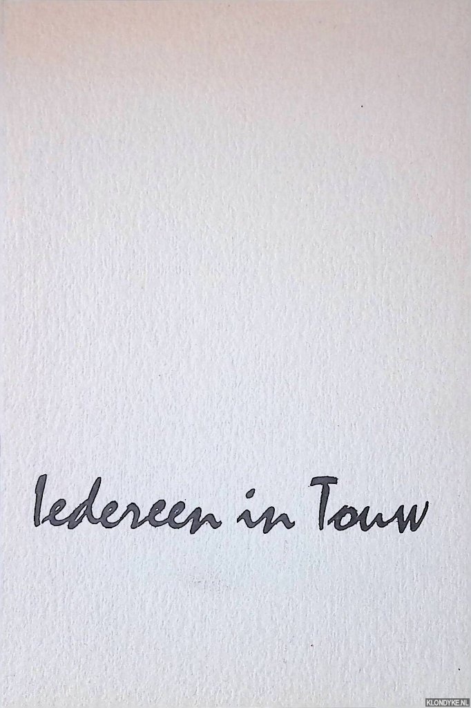 Corbeau, L. - Iedereen in Touw: handleiding bij de tentoonstelling