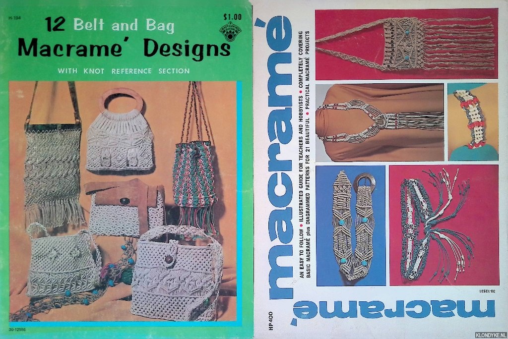 Pearson Williams, Hazel - 12 belt and bag macrame designs with knot reference section