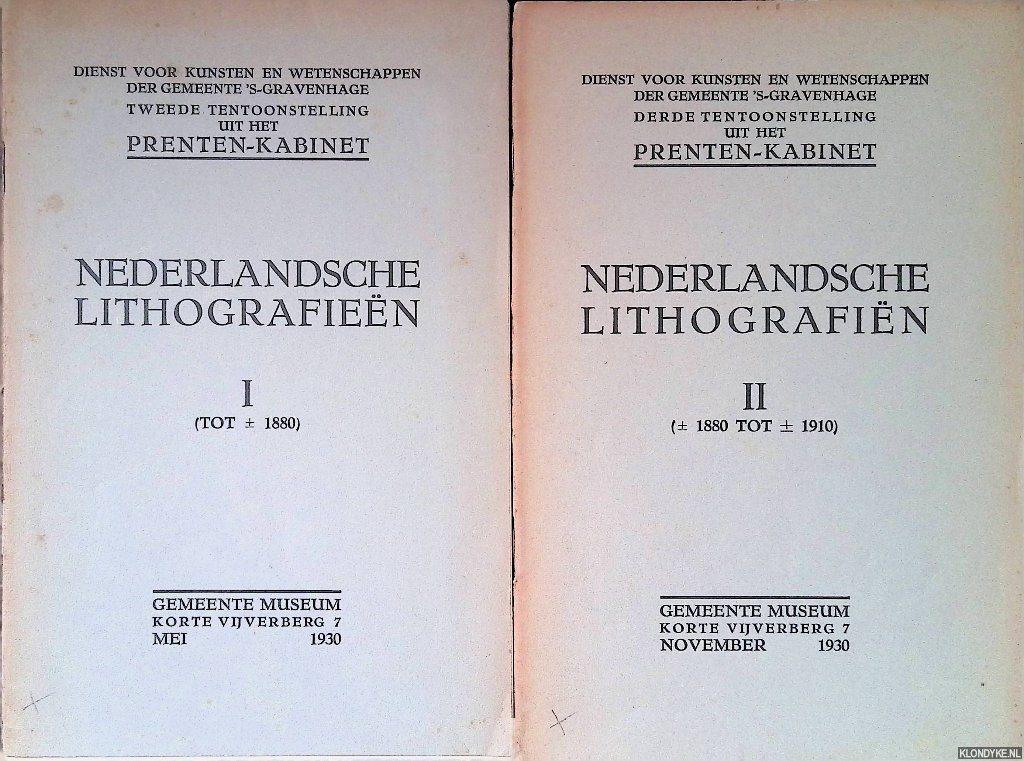 Kn., G. - Nederlandsche lithografien (2 delen)