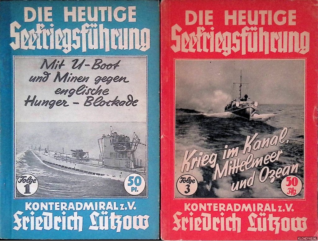 Ltzow, Friedrich - Die heutige Seekriegsfhrung (2 volumes)