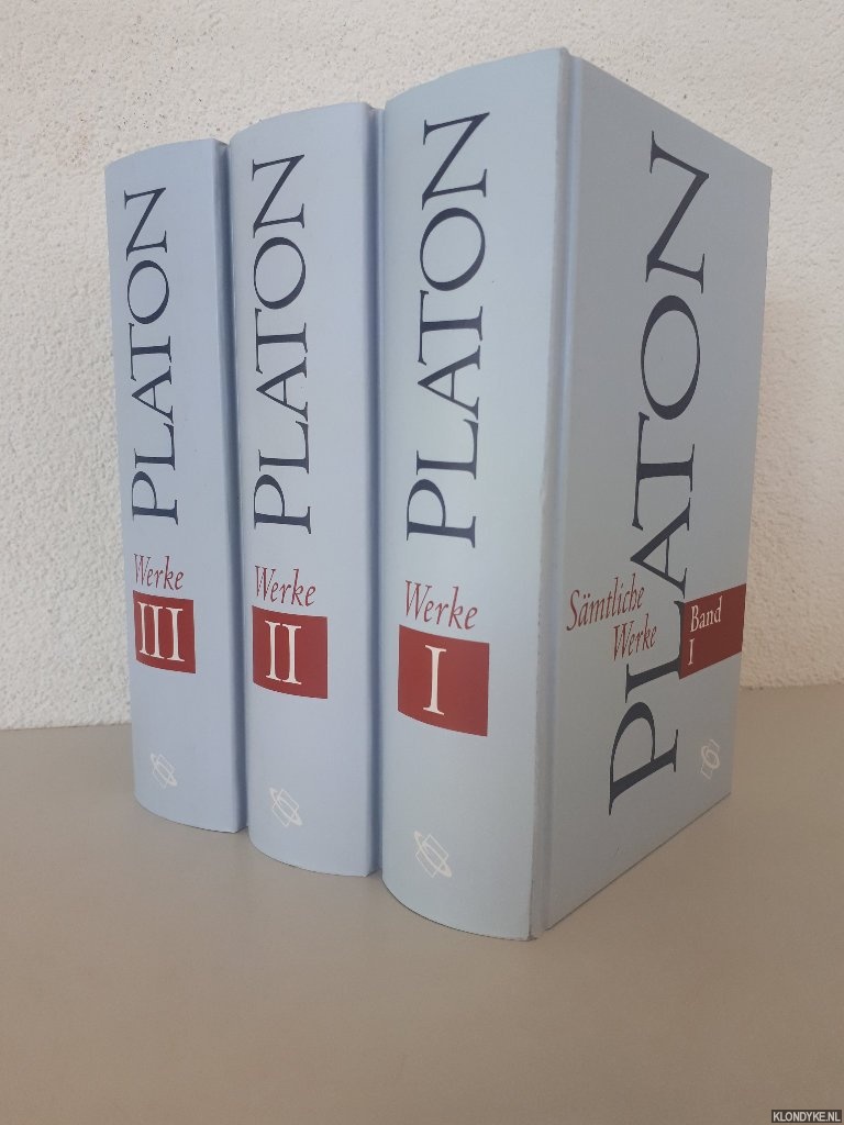 Platon - Smtliche Werke in drei Bnden (3 volumes)