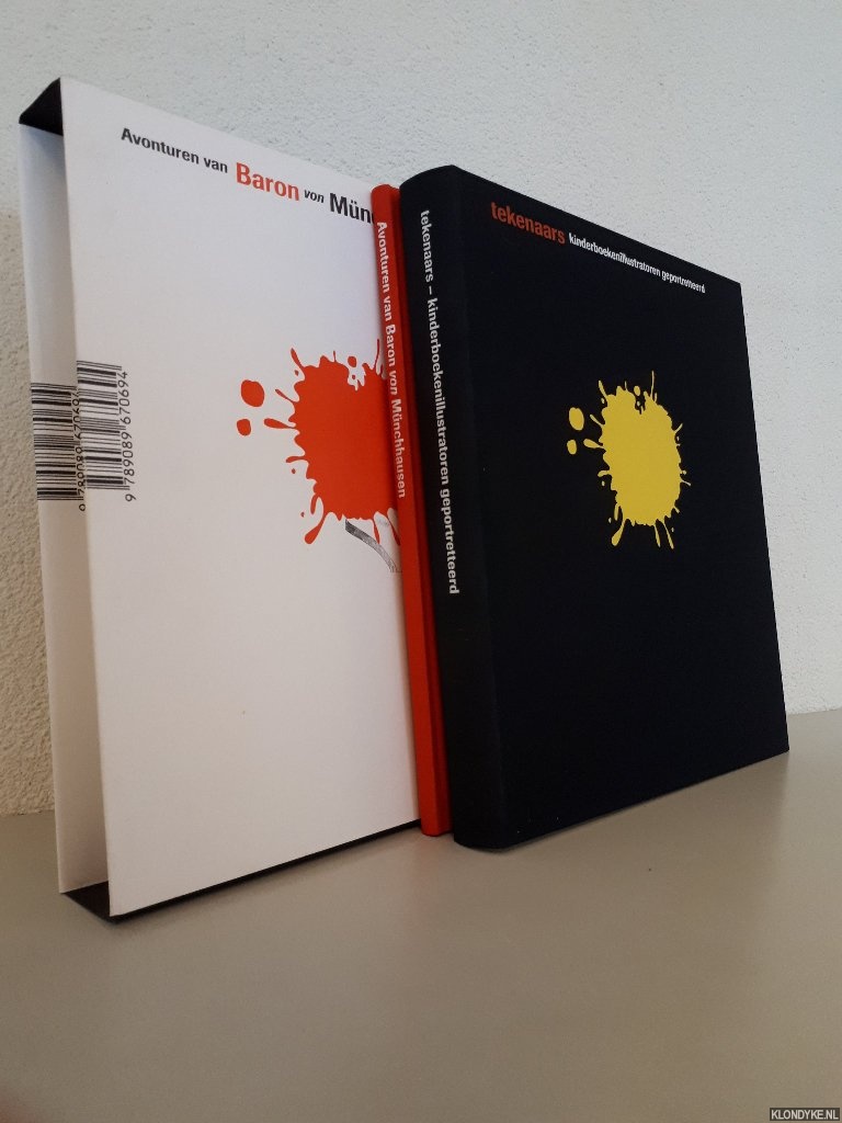 Akveld, Joukje - Tekenaars: kinderboekenillustratoren geportretteerd; Avonturen van Baron von Munchhausen (2 delen in box)