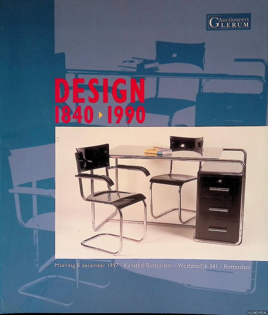 Glerum Auctioneers - Design 1840-1990 : Maandag 8 december 1997