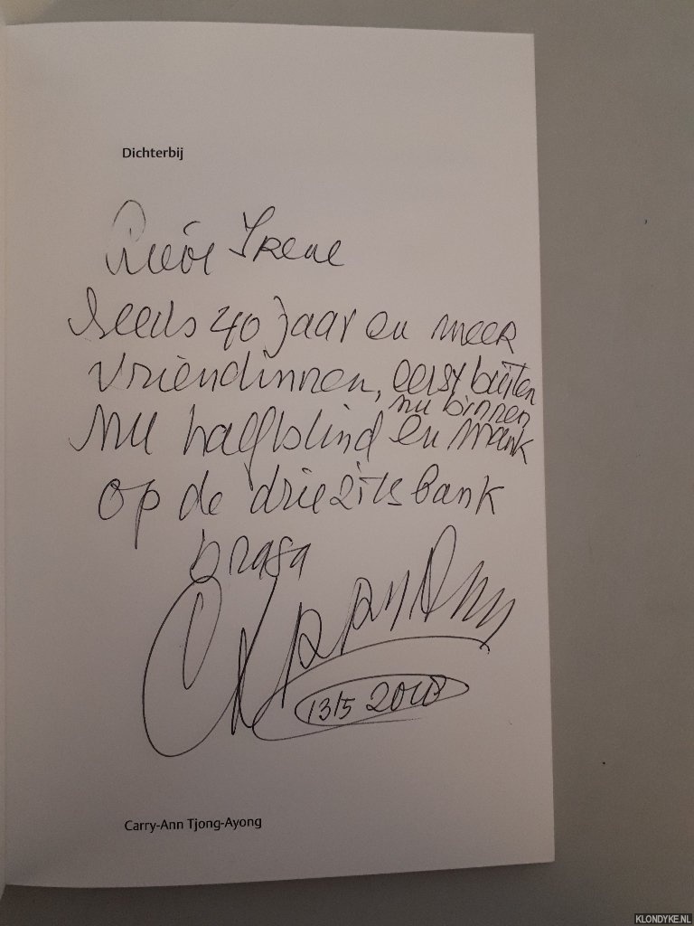 Tjong-Ayong, Carry-Ann - Dichterbij *GESIGNEERD*
