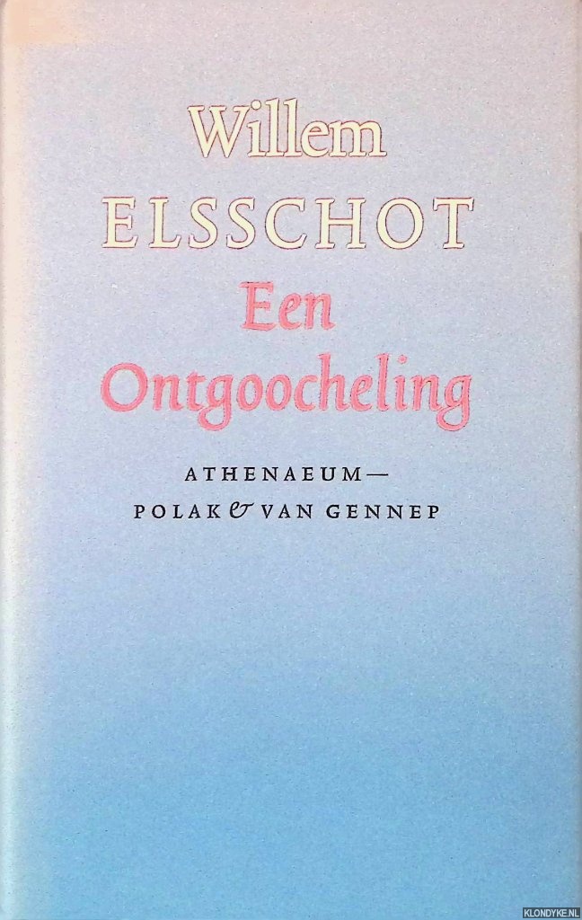 Elsschot, Willem - Een ontgoocheling