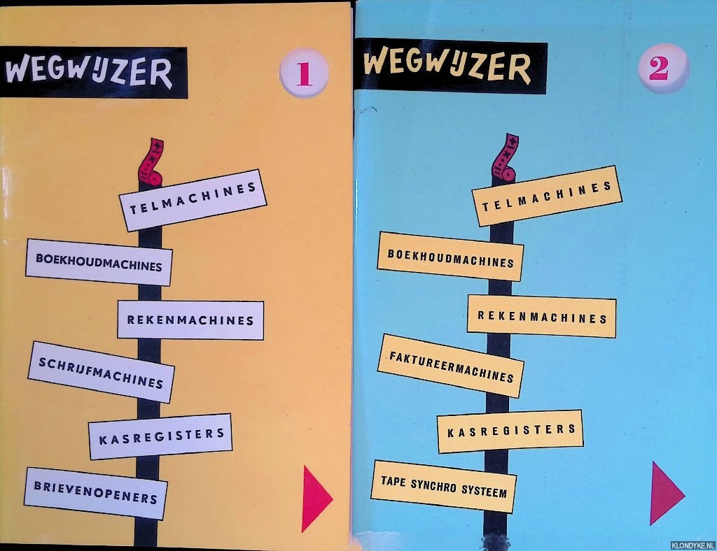 Adriso - Wegwijzer: telmachines, boekhoudmachines, rekenmachines, faktureermachines, kasregisters, tape synchro systeem (2 delen)