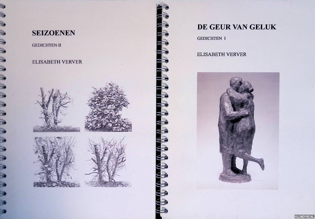 Verver, Elisabeth - De geur van geluk: gedichten !; Seizoenen: gedichten II (2 delen)