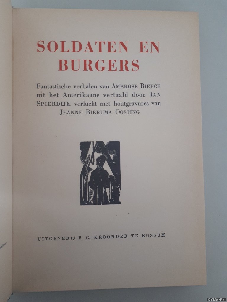 Bierce, Ambrose - Soldaten en burgers: fantastische verhalen