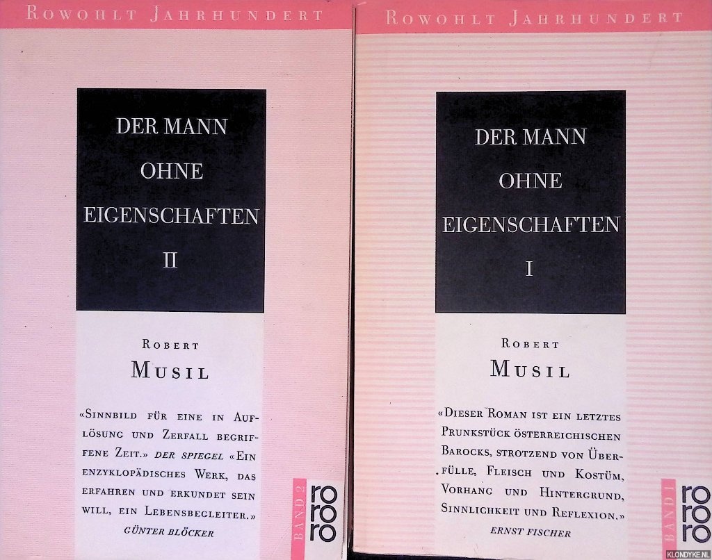 Musil, Robert - Der Mann ohne Eigenschaften (2 volumes)