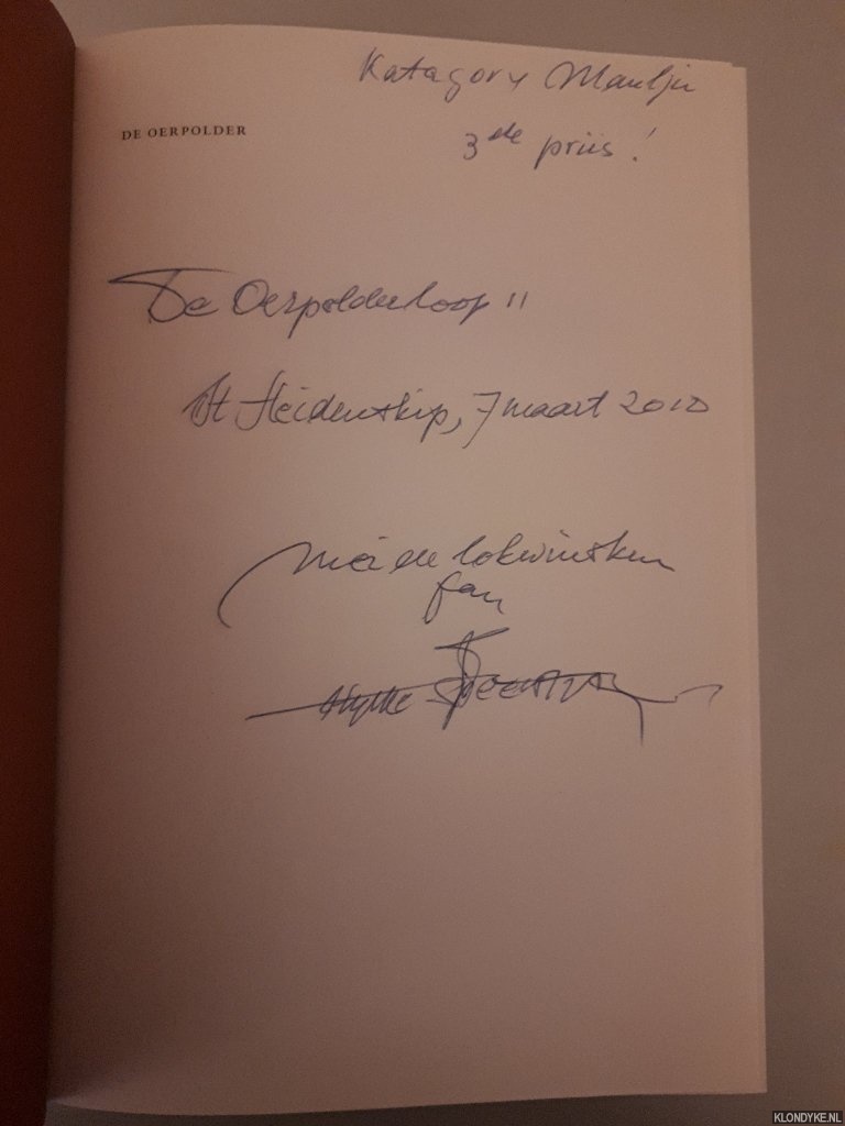 Speerstra, Hylke - De oerpolder *GESIGNEERD*
